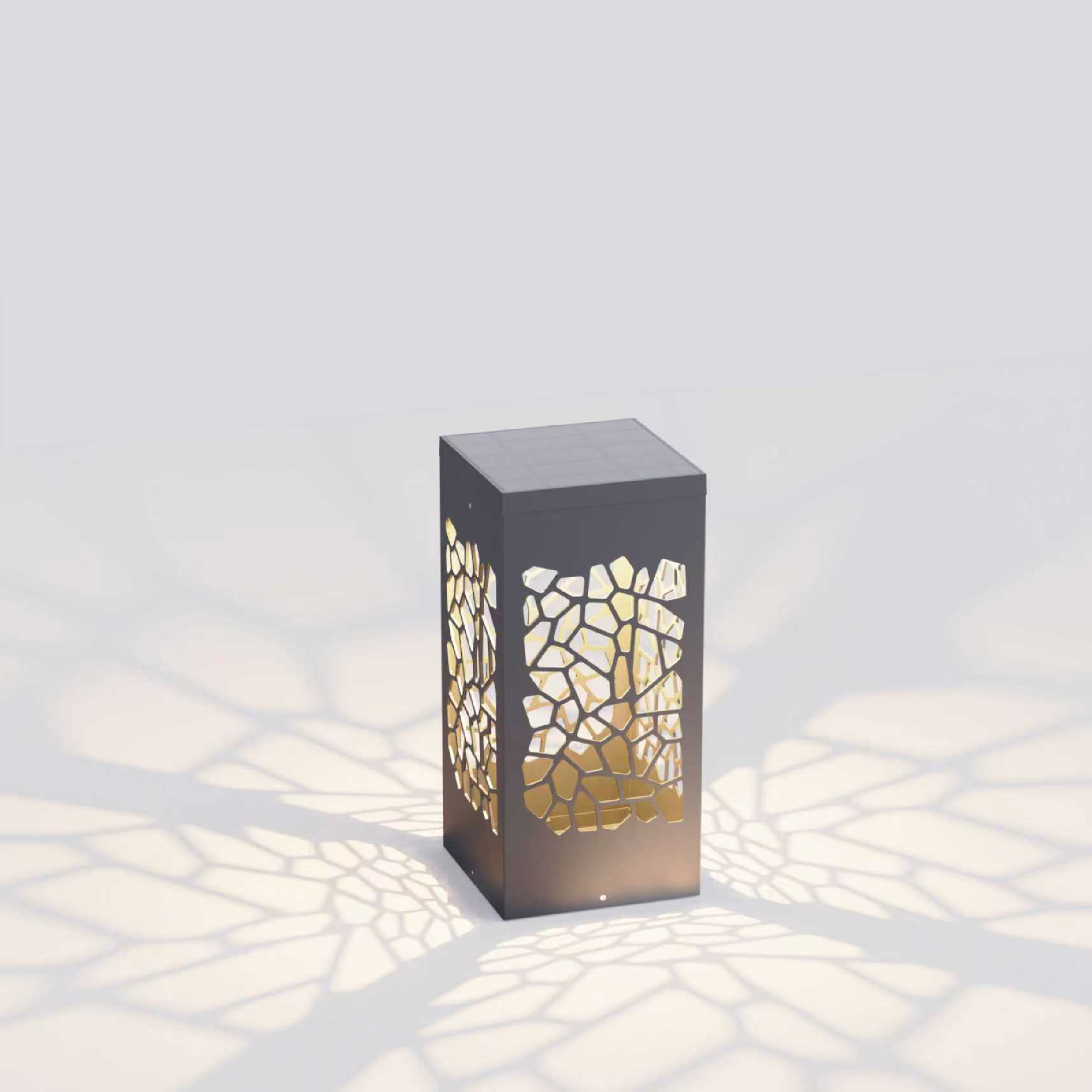 LUMIX-03 Bolardo solar elegante y creativo