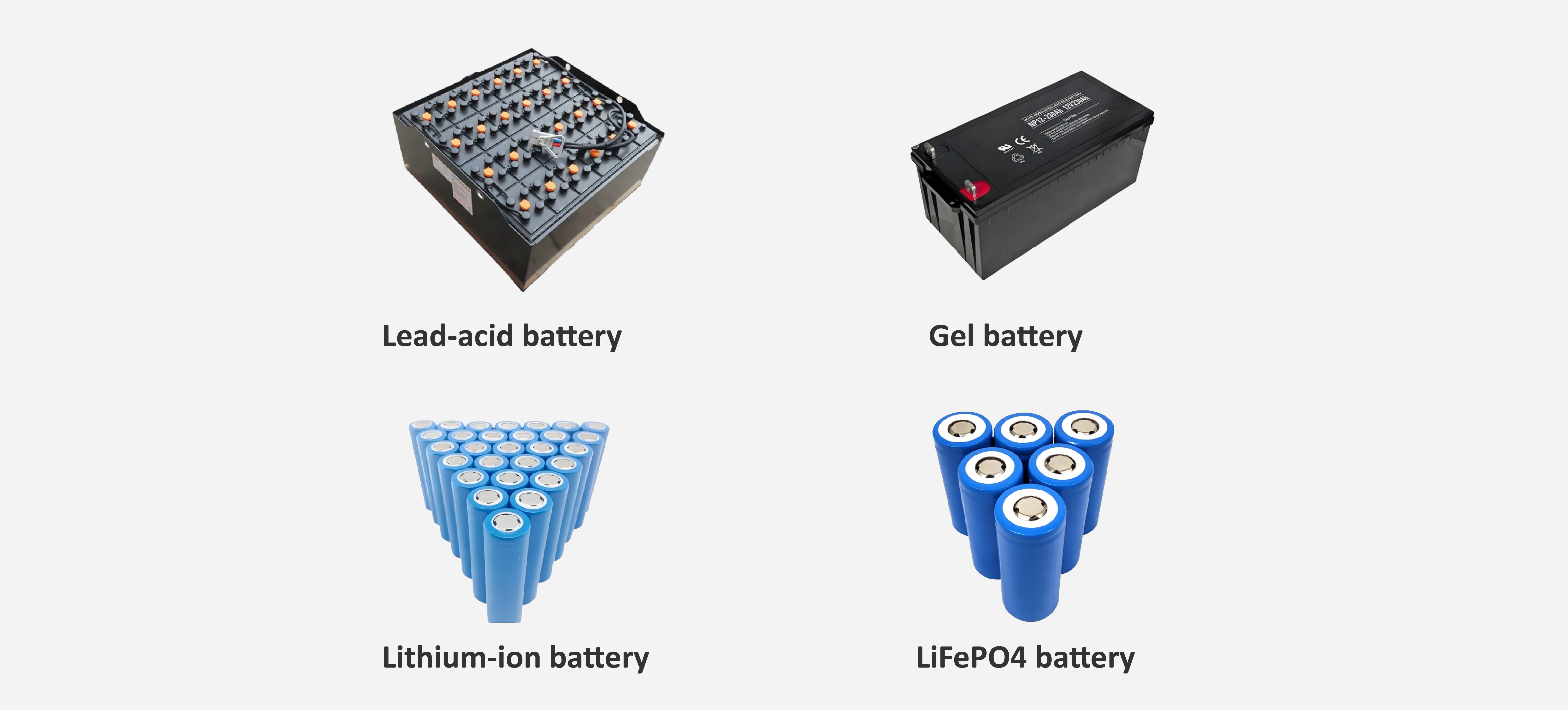 ¿Qué tipos de baterías se usan comúnmente en lámparas solares?