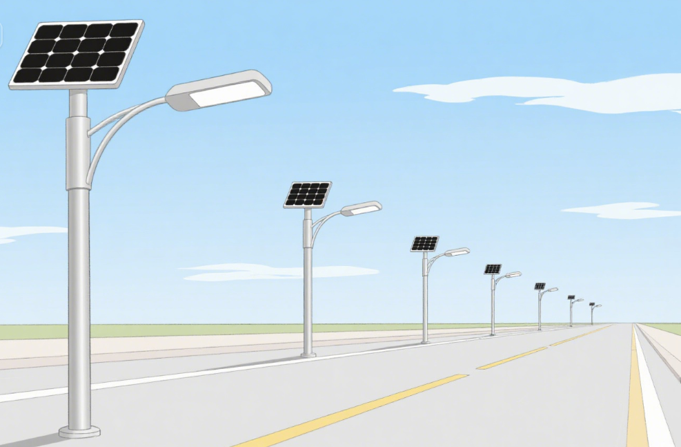 Cómo elegir la altura del polo apropiada para las luces de la calle solar