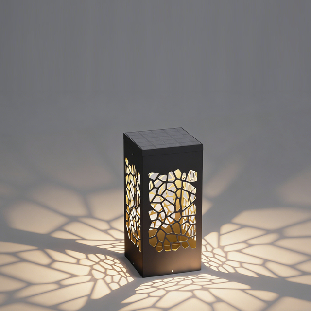 LUMIX-03 | Bolardo solar elegante y creativo